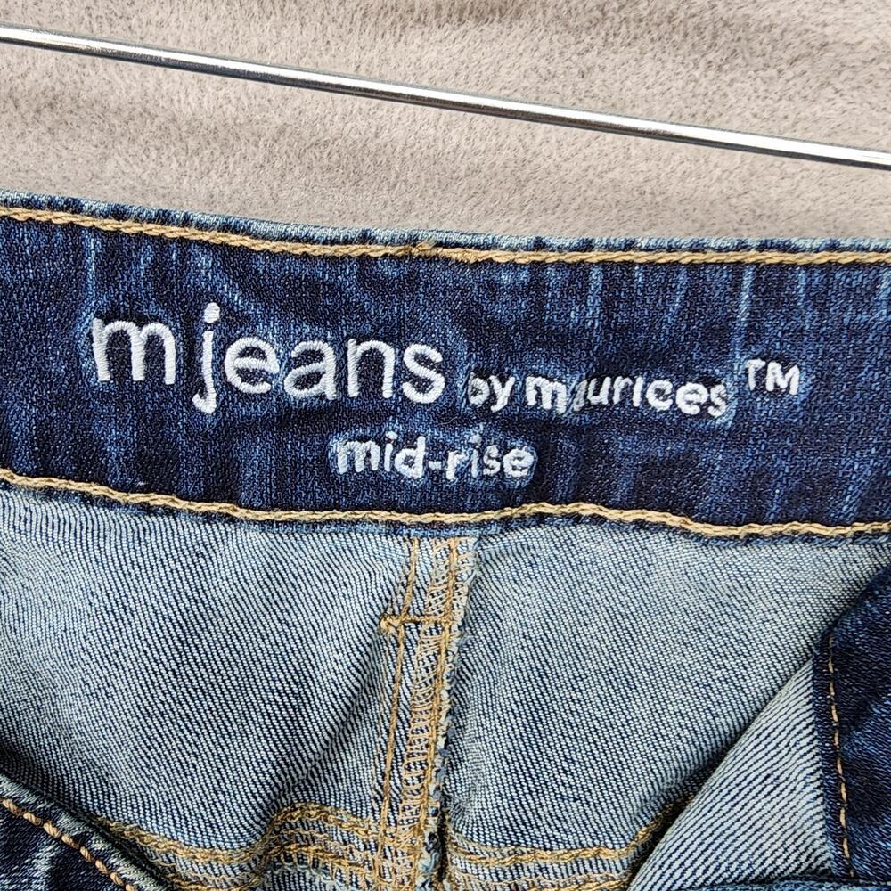 Maurices Jeans 16W Classic Flare Mid Rise Stretch Denim Dark Wash 38x30 NWT - Picture 9 of 16